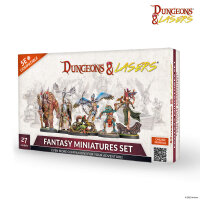 Dungeons & Lasers Miniatures: FANTASY MINIATURES SET