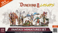 Dungeons & Lasers Miniatures: FANTASY MINIATURES SET