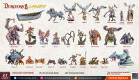 Dungeons & Lasers Miniatures: FANTASY MINIATURES SET