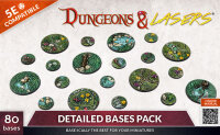 Dungeons & Lasers Miniatures: DETAILED BASES PACK