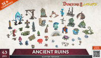 Dungeons & Lasers Expansion Set: ANCIENT RUINS SCATTER TERRAIN