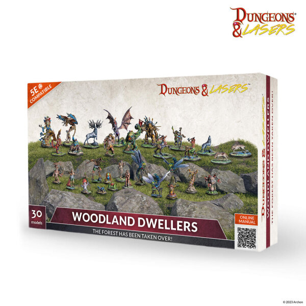 Dungeons & Lasers Miniatures: WOODLAND DWELLERS