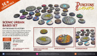 Dungeons & Lasers Miniatures: SCENIC URBAN BASES SET