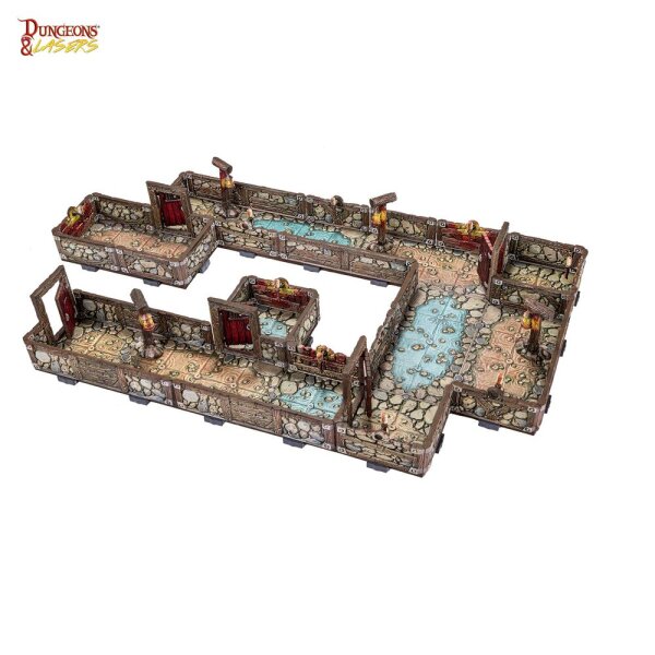 Dungeons & Lasers DWARVEN MINE: Pre-painted