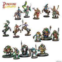 Dungeons & Lasers Miniatures:  BEASTKIN HYBRIDS: PLAYABLE CHARACTERS