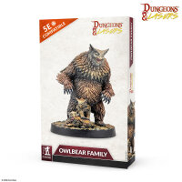Dungeons & Lasers Miniatures: OWLBEAR FAMILY