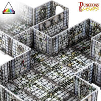 Dungeons & Lasers FANTASY DUNGEON: PRE-PAINTED