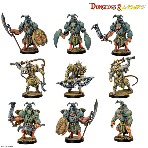 Dungeons & Lasers Miniatures: WHITE EYES DUNES