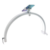Lampe zum bemalen von Minis - Halbmond weiß