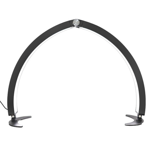 Lampe zum bemalen von Minis - Halbmond schwarz dimmbar