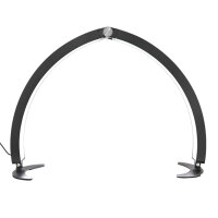 Lampe zum bemalen von Minis - Halbmond schwarz dimmbar
