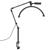 Lampe zum bemalen von Minis - Halbmond schwarz mit...