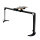 Lampe zum bemalen von Minis - faltbar eckig schwarz