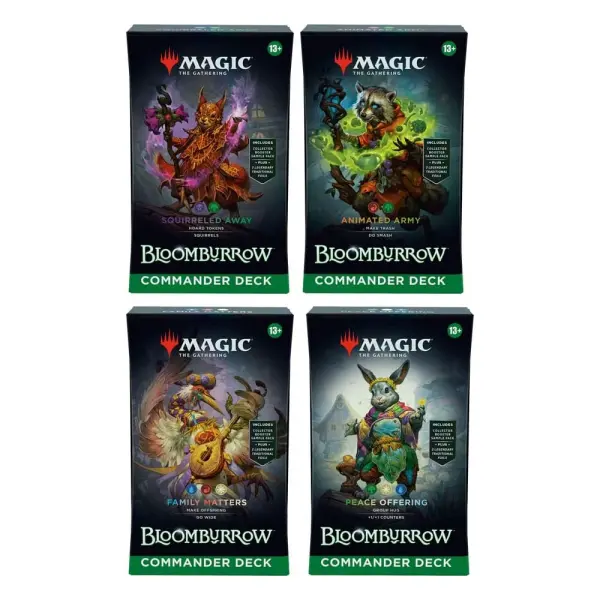 Magic: The Gathering® Bloomburrow Commander-Deck Bundle (4 Decks) - Englisch
