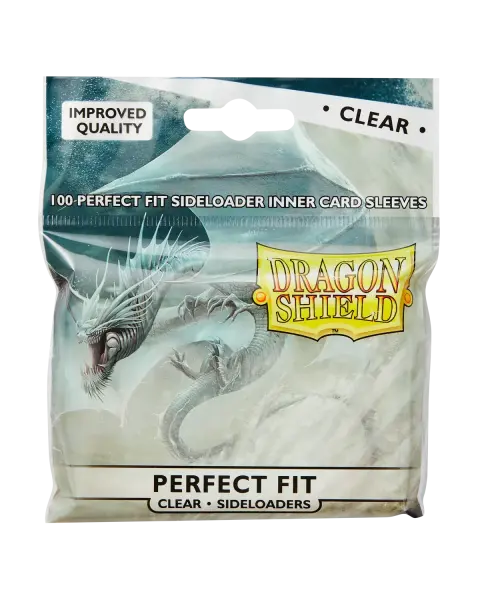 Dragon Shield: Clear - Sideloading Perfect Fit Sleeves - Standard Size