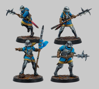 Warcrow Feudom Guisarmiers