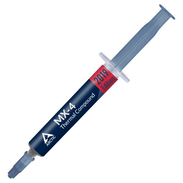 Arctic MX-4 (4 g) Edition 2019 – Hochleistungs-Wärmeleitpaste, Wärmeleitpaste, 8,5 W/m·K, 2,5 g/cm³, Karbon, 4 g, 1 Stück(e)
