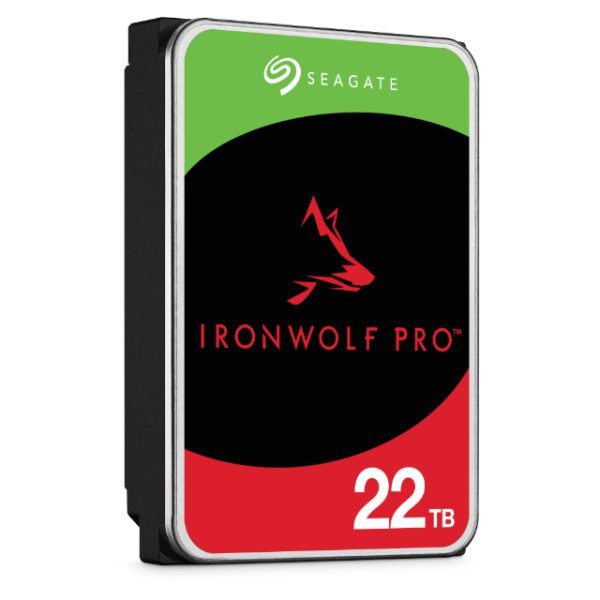 Seagate IronWolf Pro ST22000NT001, 22 TB, 7200 RPM, 512 MB, 3.5", Serial ATA III