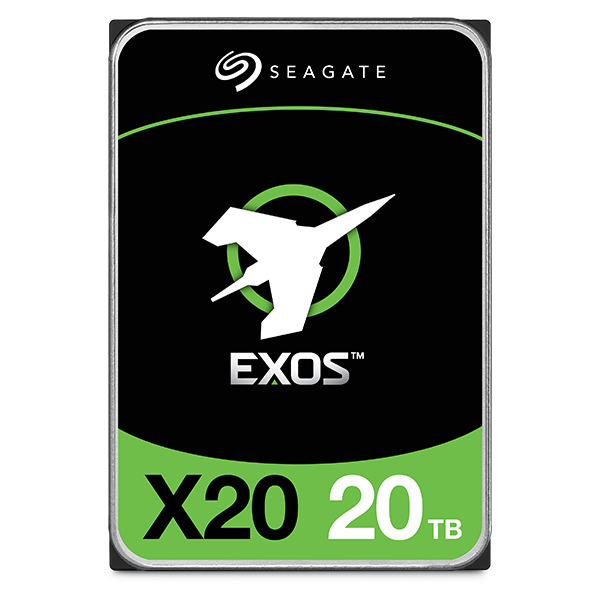 Seagate Enterprise Exos X20, 20 TB, 7200 RPM, 3.5", Serial ATA III