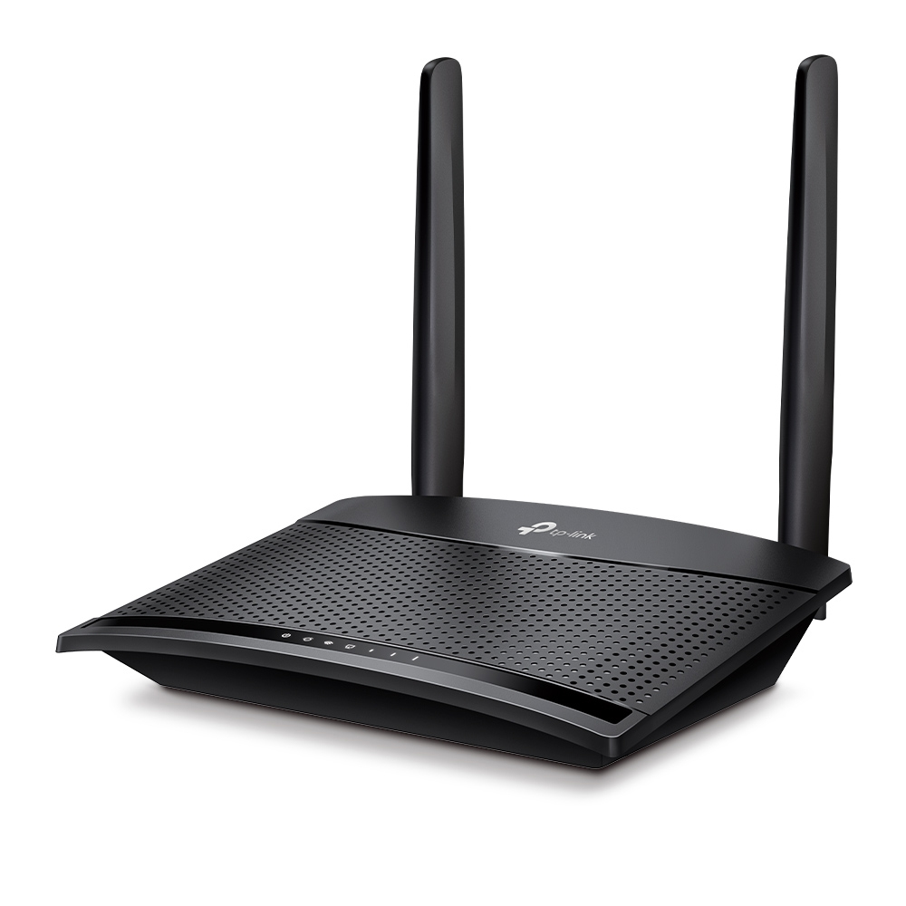 Zweites Bild vonTP-LINK 300 Mbps Wireless N 4G LTE Router, Wi-Fi 4 (802.11n), Einzelband (2,4GHz), Ethernet/LAN, 3G, Schwarz, Tabletop-Router
