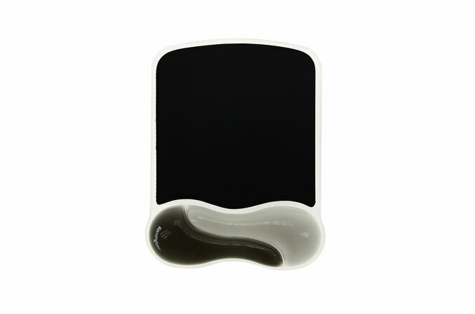 Zweites Bild vonKensington Duo Gel-Mauspad, Grau, Einfarbig, Gel, Handgelenkauflage