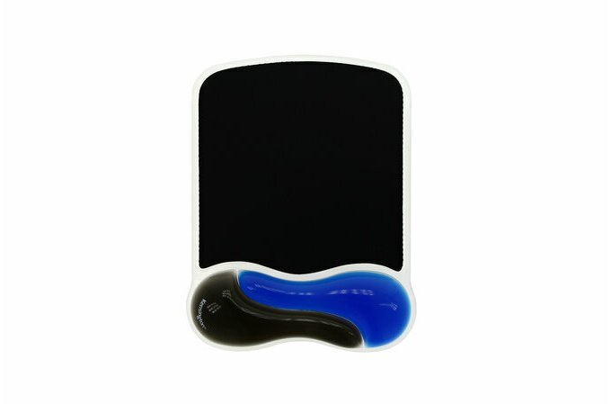 Zweites Bild vonKensington Duo Gel-Mauspad, Blau, Grau, Einfarbig, Gel, Handgelenkauflage