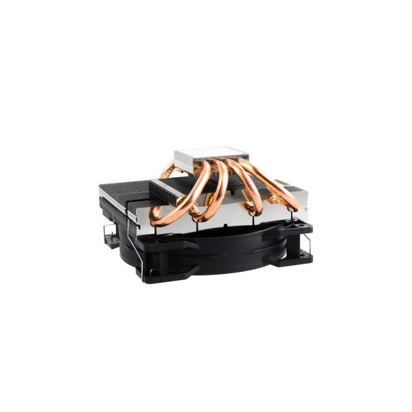 Zweites Bild vonBe Quiet! Shadow Rock LP, Kühler, 12 cm, 1500 RPM, 87 m³/h, Schwarz, Kupfer, Silber