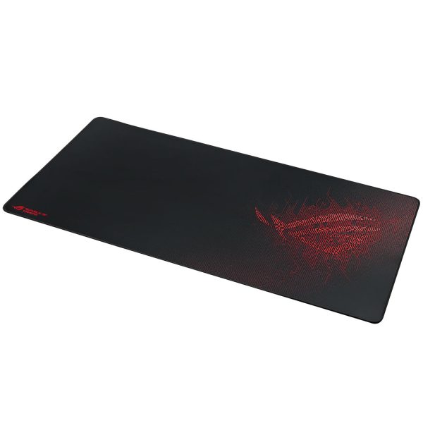 ASUS ROG Sheath, Schwarz, Rot, Abbildung, Tuch, Gummi, Anti-Rutsch-Basis, Gaming-Mauspad