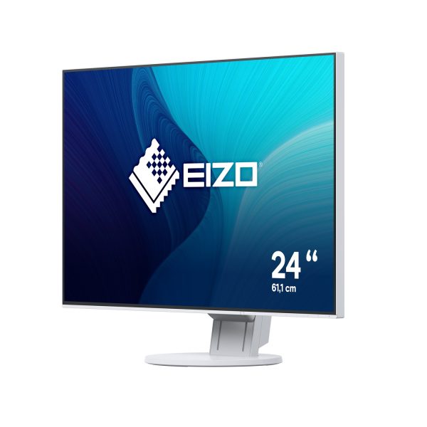 Zweites Bild vonEIZO FlexScan EV2456-WT, 61,2 cm (24.1"), 1920 x 1200 Pixel, WUXGA, LCD, 5 ms, Weiß