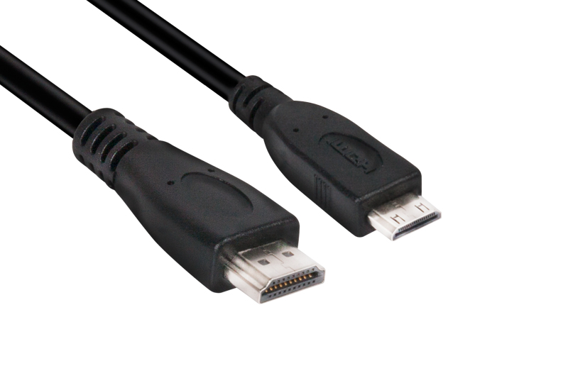 Club 3D Mini HDMI™ to HDMI™ 2.0 4K60Hz Kabel 1Meter, 1 m, HDMI Type C (Mini), HDMI Typ A (Standard), 18 Gbit/s, Schwarz