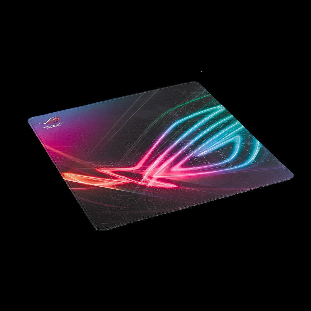 Zweites Bild vonASUS ROG Strix Edge, Mehrfarbig, Muster, Gummi, Anti-Rutsch-Basis, Gaming-Mauspad