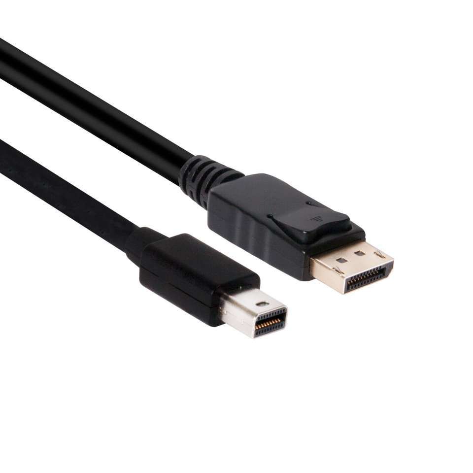 Club 3D MiniDisplayPort auf DisplayPort 1.2 Kabel Stecker/Stecker 2 Meter 4K60Hz, 2 m, Mini DisplayPort, DisplayPort, Männlich, Männlich, 4096 x 2160 Pixel