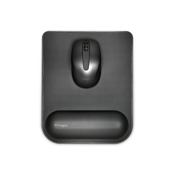 Zweites Bild vonKensington ErgoSoft™ Mauspad mit Handgelenkauflage, Schwarz, Monochromatisch, Handgelenkauflage