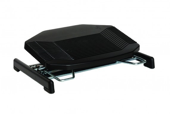 Bakker Basic 952 Footrest, Schwarz, Kunststoff, Gummi, Stahl, 120 kg, 0 - 48°, 42 cm, 31,5 cm