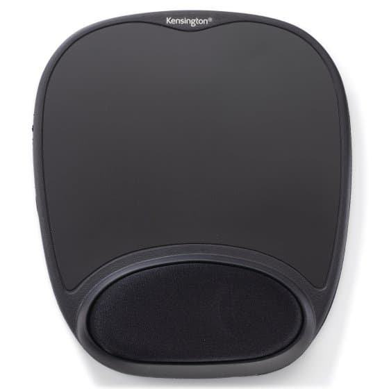 Kensington Mauspad mit Gel, Schwarz, Einfarbig, Gel, Handgelenkauflage