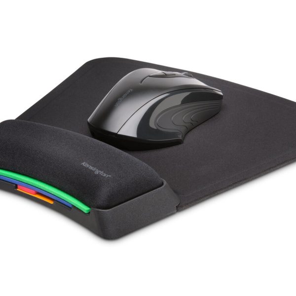 Zweites Bild vonKensington SmartFit®-Mauspad, Schwarz, Einfarbig, Handgelenkauflage, Gaming-Mauspad