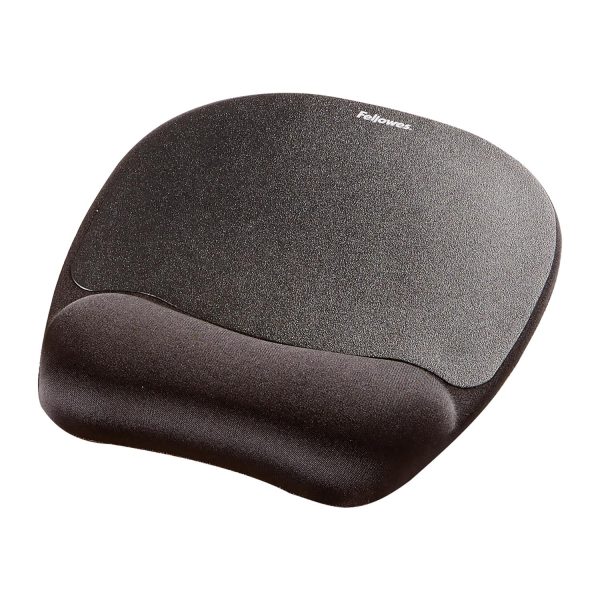Fellowes 9176501, Schwarz, Einfarbig, Stoff, Memory-Schaum, Handgelenkauflage