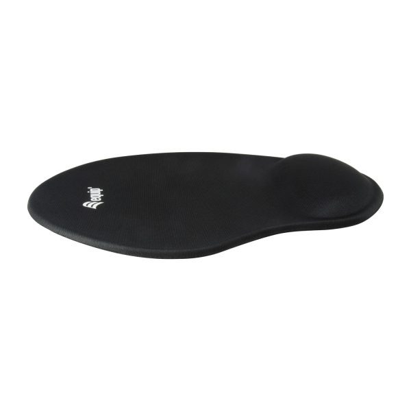 Zweites Bild vonEquip Gel Maus-Pad, Schwarz, Monochromatisch, Stoff, Gel, Polyurethan, Handgelenkauflage, Anti-Rutsch-Basis
