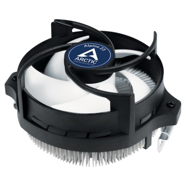 Arctic Alpine 23 - Compact AMD CPU-Cooler, Luftkühlung, 9 cm, 100 RPM, 2000 RPM, 0,3 Sone, Aluminium, Schwarz