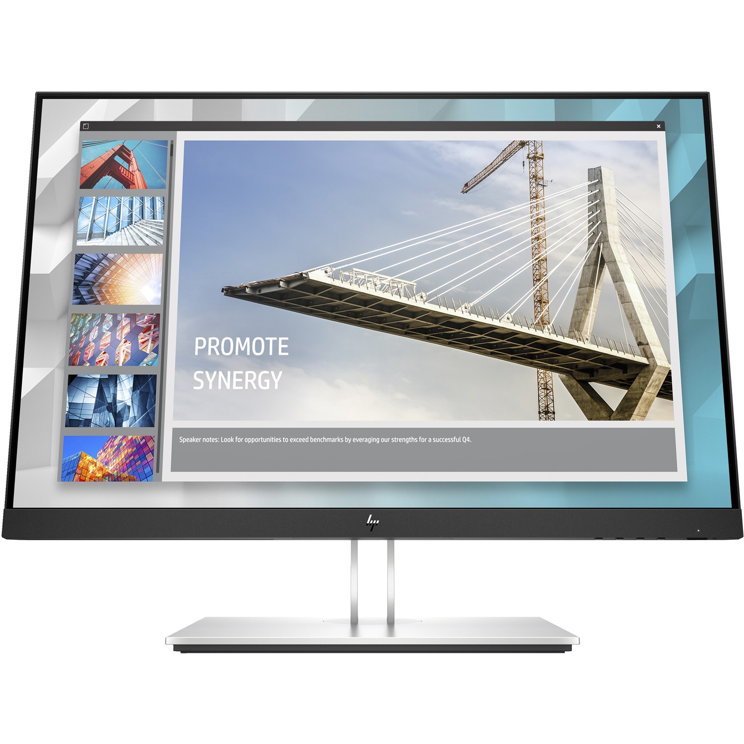 HP E-Series E24i G4 WUXGA-Monitor, 61 cm (24"), 1920 x 1200 Pixel, WUXGA, LCD, 5 ms, Schwarz
