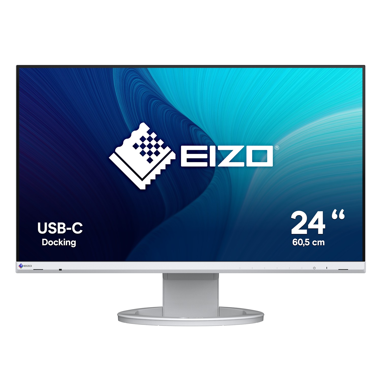 EIZO FlexScan EV2480-WT, 60,5 cm (23.8"), 1920 x 1080 Pixel, Full HD, LED, 5 ms, Weiß