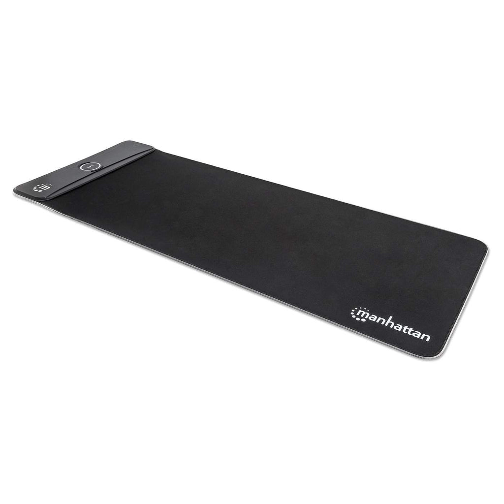 Manhattan 425513, Schwarz, Einfarbig, Tuch, USB, Rot/Grün/Blau, Gaming-Mauspad