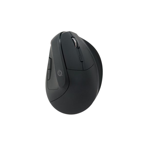 Zweites Bild vonConceptronic LORCAN ERGO Ergonomische Bluetooth-Maus mit 6 Tasten, rechts, Vertikale Ausführung, Optisch, Bluetooth, 1600 DPI, Schwarz