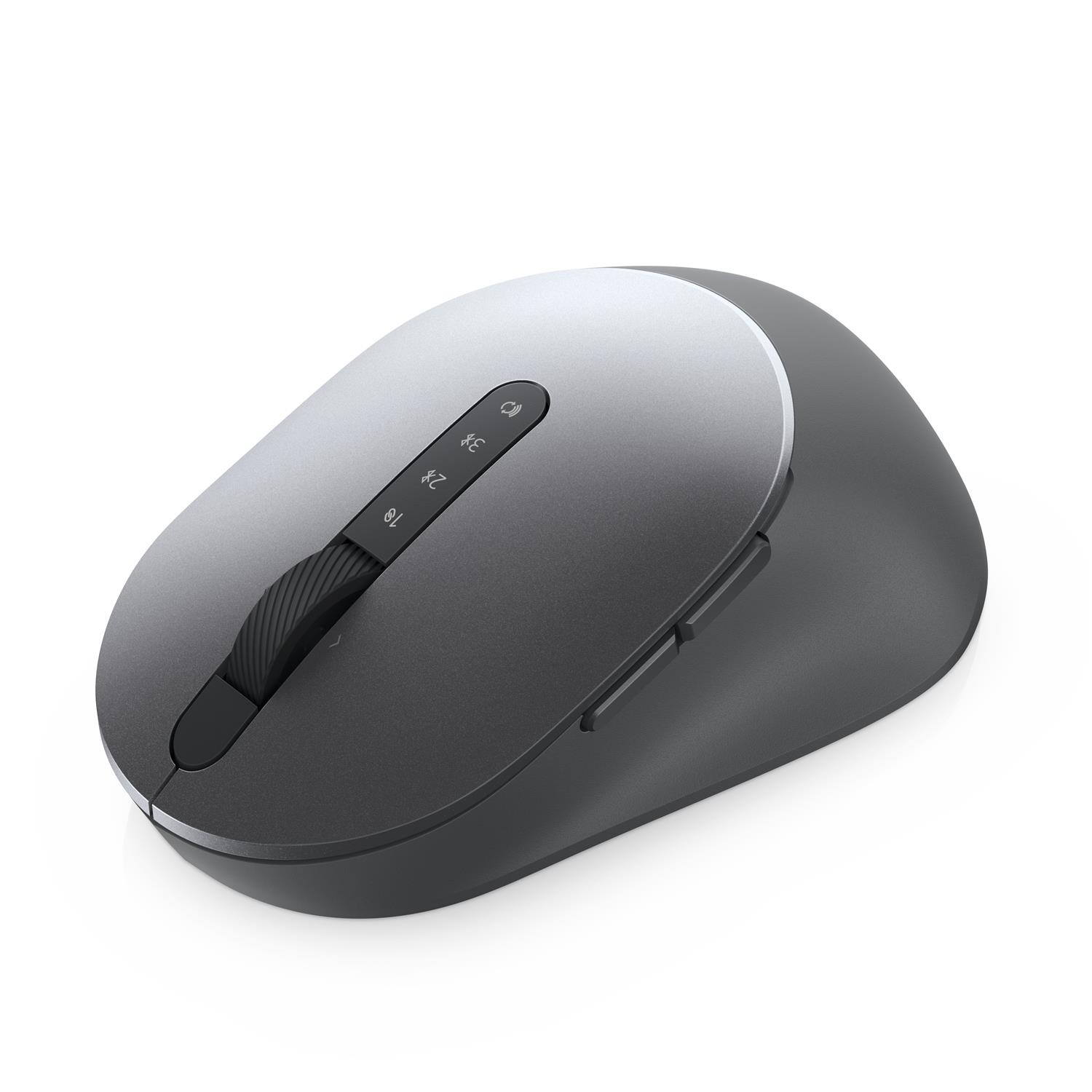 Dell Pro Plus-Maus – MS5320W, rechts, Optisch, RF Wireless + Bluetooth, 1600 DPI, Grau, Titan