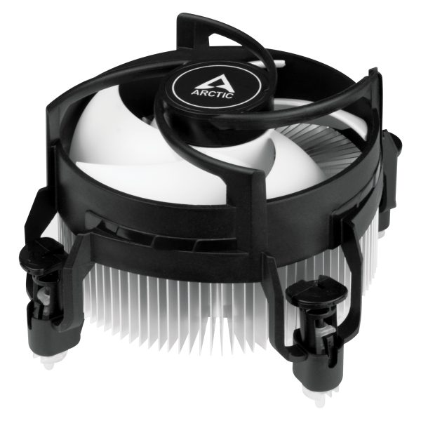 Zweites Bild vonArctic Alpine 17 - Kompakter Intel CPU Kühler, Luftkühlung, 9,2 cm, 100 RPM, 2000 RPM, 0,3 Sone, Schwarz, Silber
