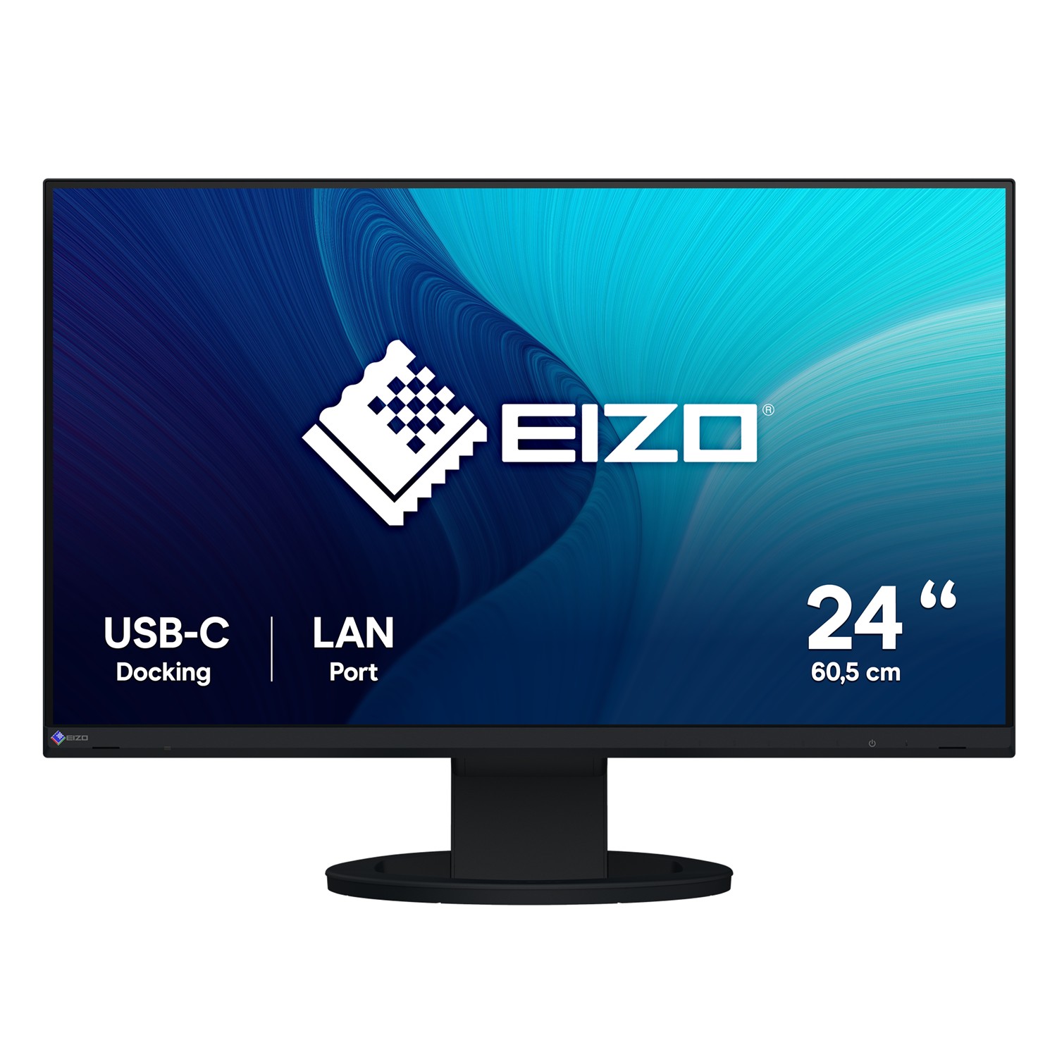 EIZO FlexScan EV2490-BK, 60,5 cm (23.8"), 1920 x 1080 Pixel, Full HD, LED, 5 ms, Schwarz