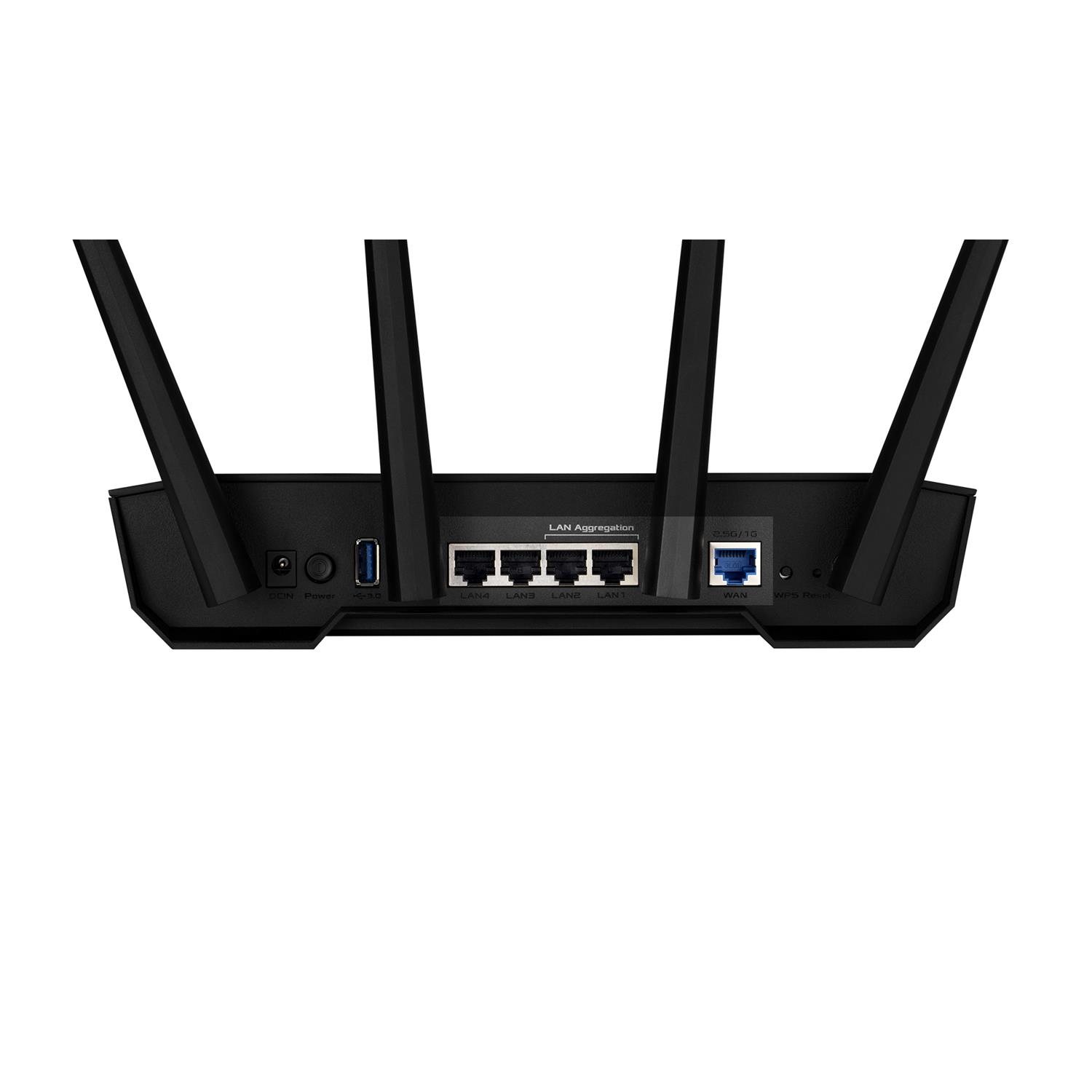 Zweites Bild vonASUS TUF Gaming AX3000 V2, Wi-Fi 6 (802.11ax), Dual-Band (2,4 GHz/5 GHz), Ethernet/LAN, Schwarz, Orange, Tabletop-Router