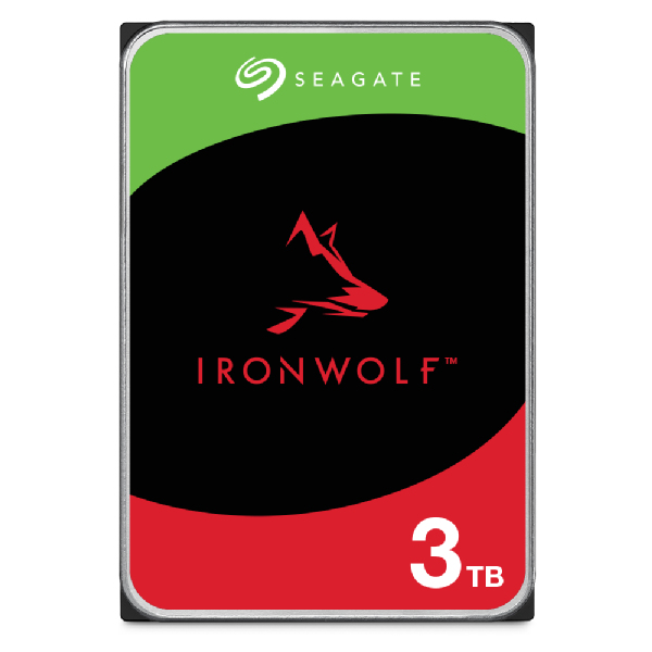 Seagate IronWolf ST3000VN006, 3 TB, 5400 RPM, 256 MB, 3.5", Serial ATA III