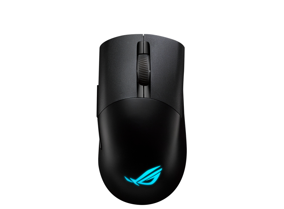ASUS ROG Keris Wireless AimPoint, rechts, Optisch, RF Wireless + Bluetooth + USB Type-C, 36000 DPI, Schwarz