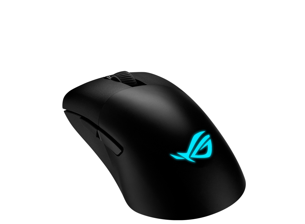 Zweites Bild vonASUS ROG Keris Wireless AimPoint, rechts, Optisch, RF Wireless + Bluetooth + USB Type-C, 36000 DPI, Schwarz
